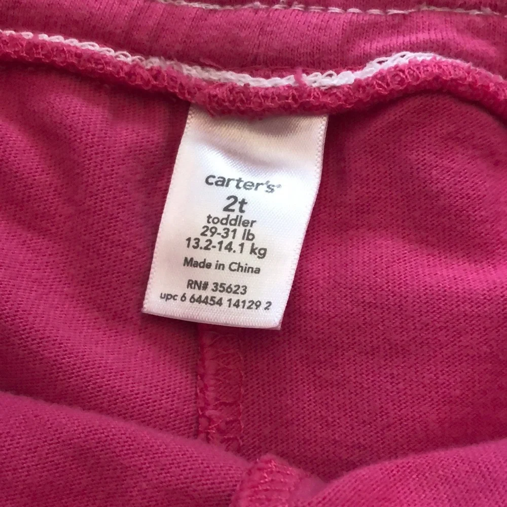 Carter’s & Jumping Beans Skirt and Top Outfit Pink 2T
